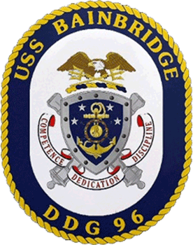 Order Your Own USS Bainbridge DDG 96 US Navy Ship Crest Gear