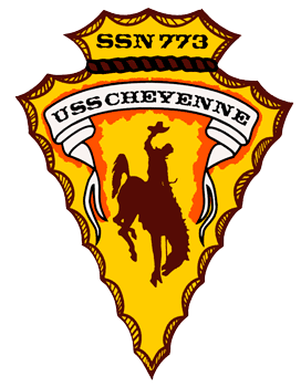 USS Cheyenne SSN 773 US Navy Ship Crest