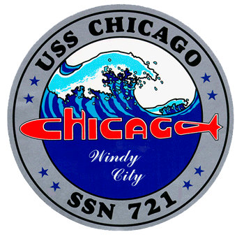 USS Chicago SSN 721 US Navy Ship Crest