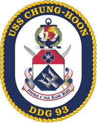 USS Chung-Hoon DDG-93 US Navy Ship Crest