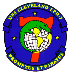 USS Cleveland LPD 7 US Navy Ship Crest
