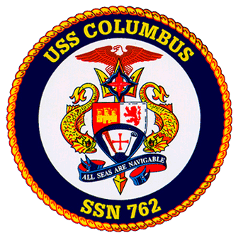USS Columbus SSN 762 US Navy Ship Crest