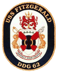 USS Fitzgerald DDG-62 US Navy Ship Crest