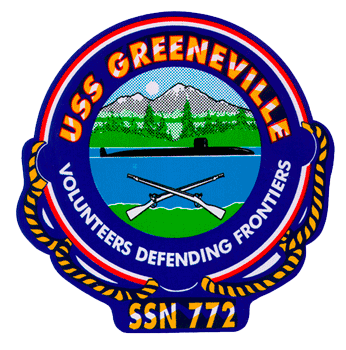 USS Greenville SSN 772 US Navy Ship Crest