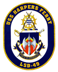 USS Harpers Ferry LSD-49 Navy Ship