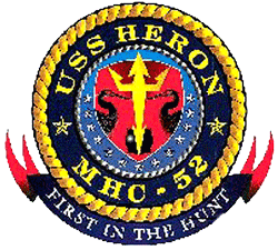 USS Heron MHC-52 US Navy Ship Crest