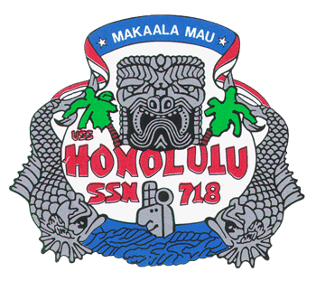 USS Honolulu SSN 718 US Navy Ship Crest