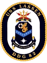USS Lassen DDG-82 US Navy Ship Crest