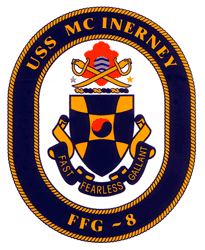 USS McInerney-FFG-8 Navy Ship