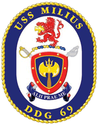 USS Milius DDG-69 US Navy Ship Crest