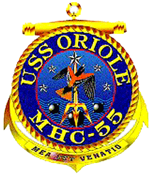 USS Oriole MHC-55 US Navy Ship Crest