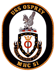 USS Osprey MHC-51 US Navy Ship Crest