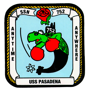 USS Pasadena SSN 752 US Navy Ship Crest.