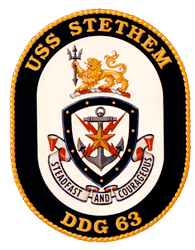 USS Stetham DDG-63 US Navy Ship Crest