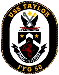 USS Taylor FFG-50 US Navy Ship Crest