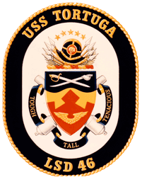 USS Tortuga LSD-46 US Navy Ship Crest