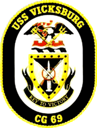 USS Vicksburg CG-69 US Navy Ship Crest